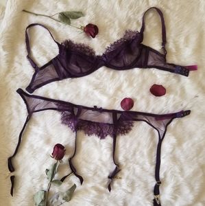 L' Agent Idalia Bra and Suspender